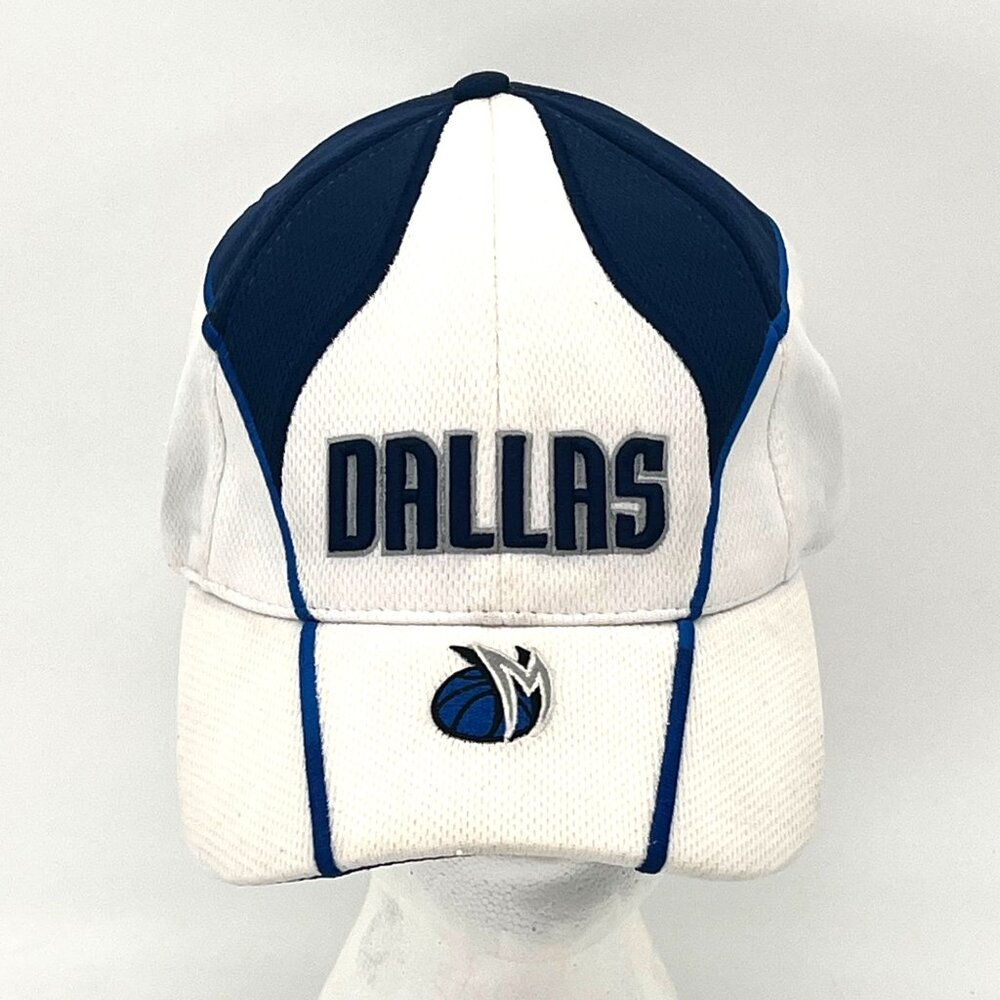 Dallas Mavericks Basketball Drew Pearson DP NBA Cap Hat White & Blue One Size